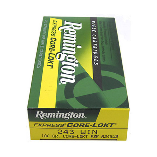 REM CORE LOKT 243WIN 100GR PSP 20/10 - Ammunition